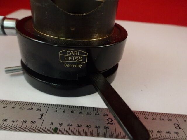 MICROSCOPE PART CARL ZEISS GERMANY CONDENSER ANTIQUE OPTICS #C6-C-51