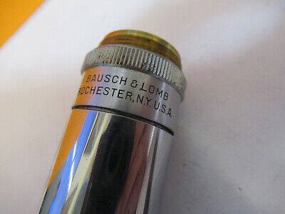 INDUSTRIAL LENS BAUSCH LOMB OBJECTIVE 100X MICROSCOPE PART AS PICTURED #P4-B-37