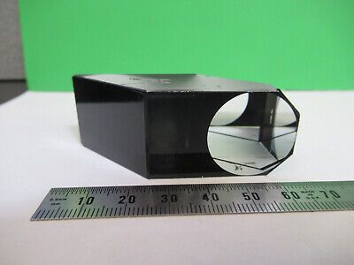 OPTICAL GLASS PRISM ZEISS GERMANY OPTICS MICROSCOPE PART AS PICTURED &A9-B-08