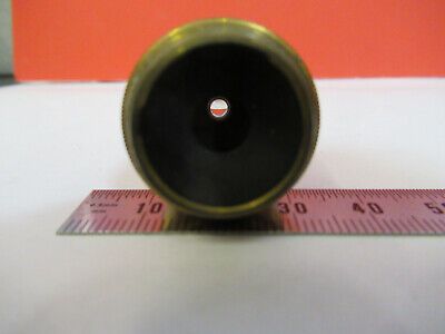 ANTIQUE BRASS BAUSCH LOMB OBJECTIVE 1.9mm MICROSCOPE PART AS PICTURED #F6-B-91