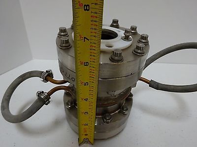 MDC HIGH VACUUM CHAMBER WATER COOLED HEAVY STAINLESS STEEL AS IS BIN#TC-1-C