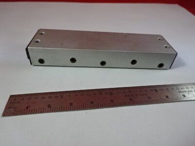 DELTRON SLIDE POSITIONING STAGE GEAR ALUMINUM for optics AS PICTURED &R7-A-23