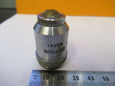 UNITRON 40X LENS OBJECTIVE MICROSCOPE PART AS PICTURED P9-A-69