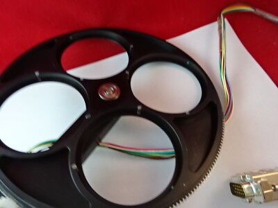 EMPTY OPTICAL MOTORIZED FILTER ALUMINUM WHEEL LASER OPTICS #Q3-A-57