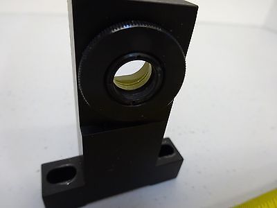 OPTICAL MOUNTED ANGLED FILTER COATED LASER OPTICS AS IS BIN#P4-B-24