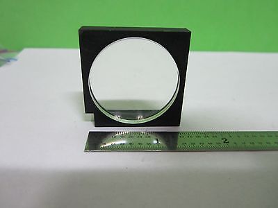 OPTICAL MICROSCOPE MOUNTED BI CONVEX LENS or LASER OPTICS BIN#V3-13