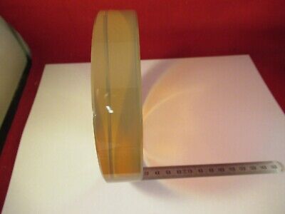 OPTICAL DICHROIC CONCAVE MIRROR ZERODUR SUBSTRATE 5" DIA THICK OPTICS &8-B-51