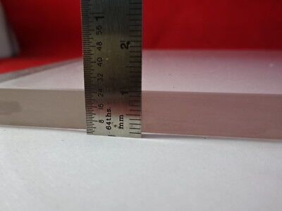 LARGE BEAMSPLITTER HUGE OPTICAL FLAT HUGE GLASS PLATE OPTICS AS IS  #94-24