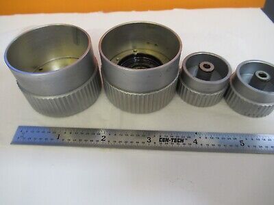 LEITZ LEICA ERGOPLAN SET BRASS KNOBS MICROSCOPE PART AS PICTURED &Q6-A-41