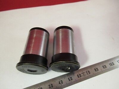 PAIR ZEISS GERMANY C8X OCULAR EYEPIECE MICROSCOPE PART OPTICS &FT-4-25