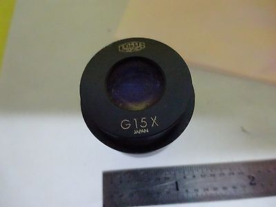 MICROSCOPE PART EYEPIECE OLYMPUS G15X OPTICS AS IS BIN#X1-69