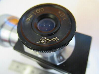 LAFAYETTE JAPAN FILAR 10X EYEPIECE OCULAR MICROSCOPE PART AS PICTURED &F1-A-63