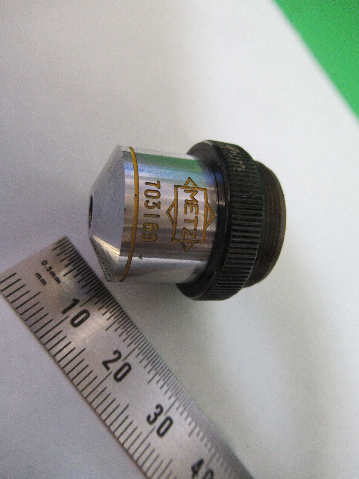 METZ  4X OBJECTIVE LENS MICROSCOPE PART AS PICTURED G5-A-99