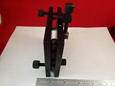 OPTICAL ALUMINUM FIXTURE LENS MIRROR ADJUSTABLE LASER OPTICS AS IS B#IL-2-36