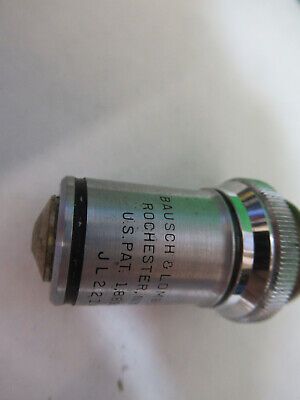 VINTAGE OBJECTIVE BAUSCH LOMB 97X OPTICS MICROSCOPE PART AS PICTURED &A9-B-19