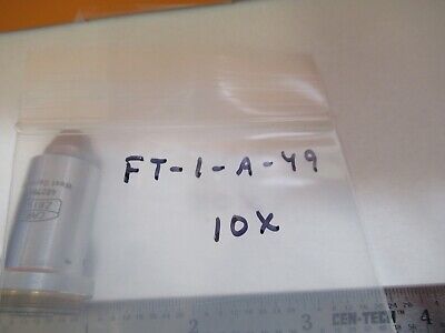 CARL ZEISS GERMANY PH1 10X OBJECTIVE MICROSCOPE PART AS PICTURED &FT-1-A-49