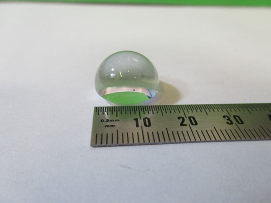 OPTICAL WEIRD GLASS PLANO HIGHLY CONVEX LENS OPTICS AS PICTURED &22-A-67