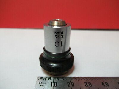 BAUSCH LOMB JAPAN 10X OBJECTIVE 738337 LENS MICROSCOPE PART AS PICTURED &8Z-A-61