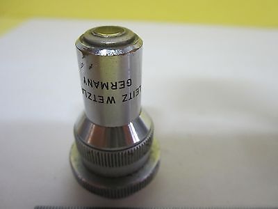 MICROSCOPE PART OBJECTIVE LEITZ GERMANY UTK L 20X + IRIS OPTICS BIN#U1-38