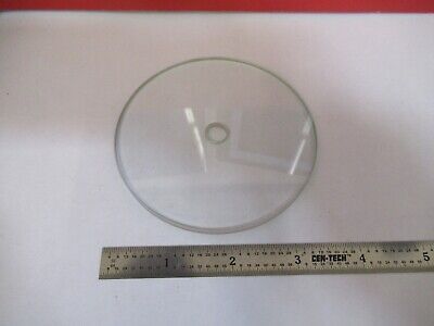 REICHERT AUSTRIA GLASS STAGE TABLE OPTICS MICROSCOPE PART AS PICTURED #Q1-A-34