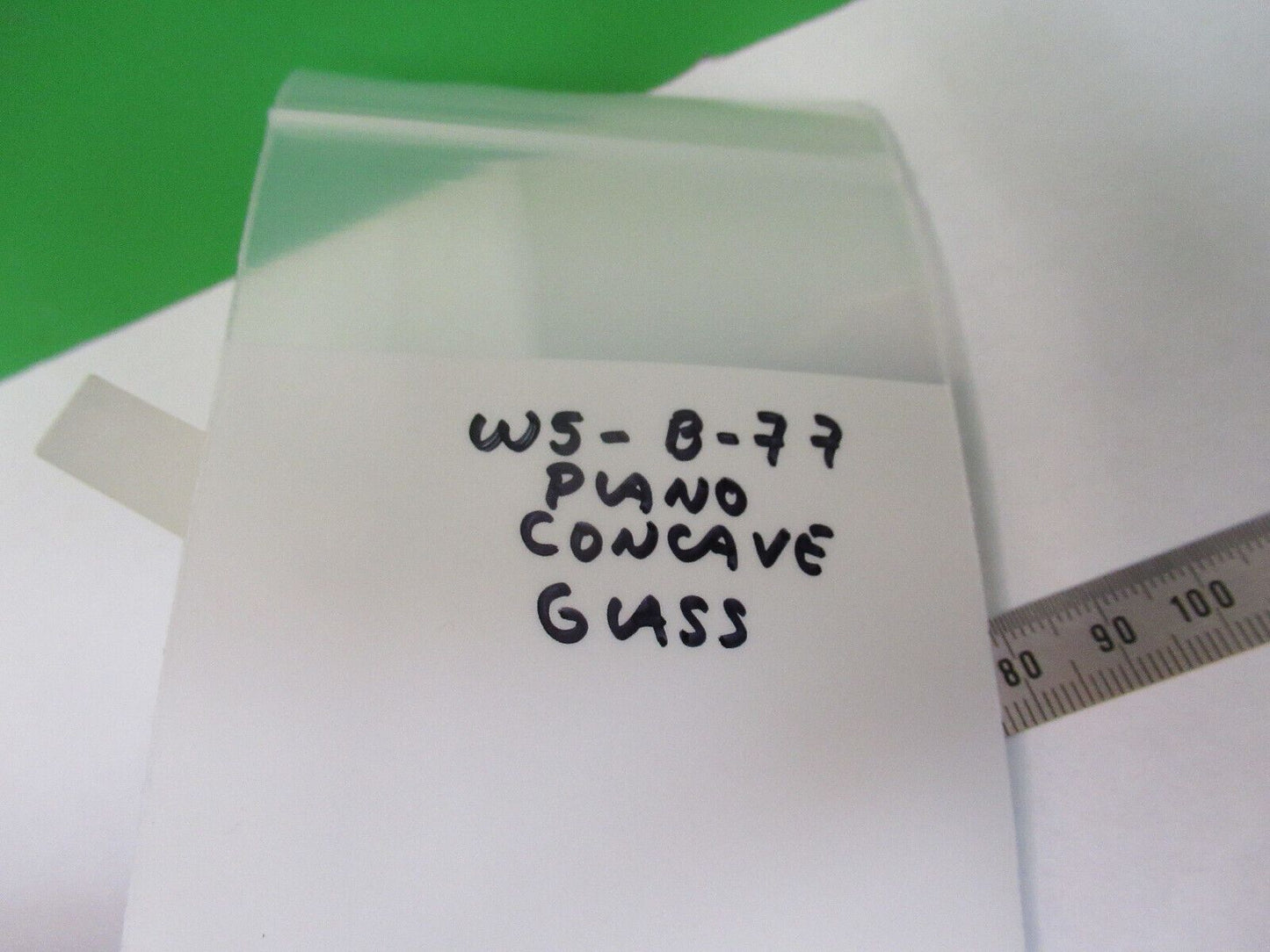 OPTICAL UNCOATED CONCAVE GLASS MIRROR BLANK OPTICS AS PICTURED &W5-B-77