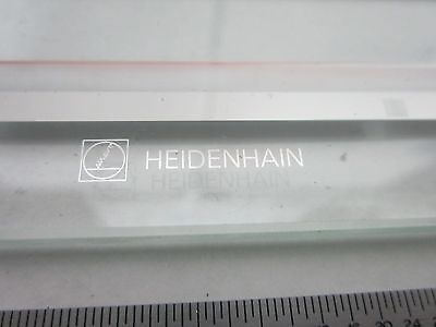 MICROSCOPE PART HEIDENHAIN GERMANY C10 RULER SCALE OPTICS AS IS BIN#M9-18