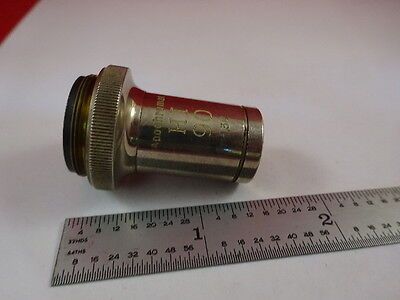 VINTAGE APOCHROMAT ZEISS OBJECTIVE 90X HI OPTICS MICROSCOPE PART AS IS &33-A-20