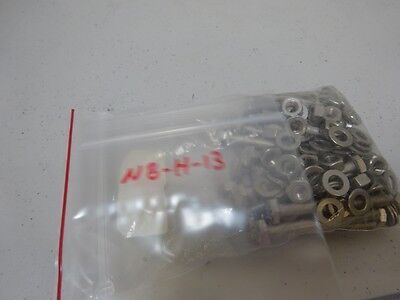 HIGH VACUUM KUST LESKER LOT SCREWS NUTS AS IS BIN#N8-H-13