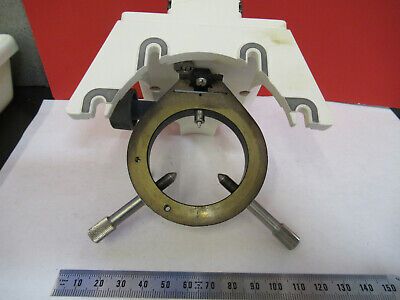 ZEISS AXIOSKOP GERMANY CONDENSER HOLDER MICROSCOPE PART AS PICTURED #8Y-A-01