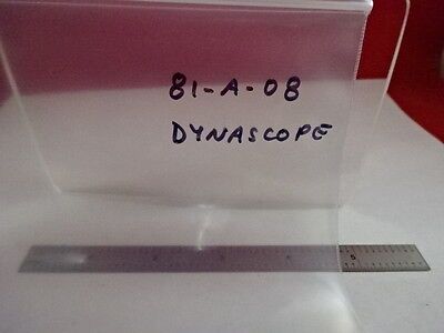 DYNASCOPE ENGLAND MAIN BI CONVEX LENS MICROSCOPE PART OPTICS AS IS &81-A-08