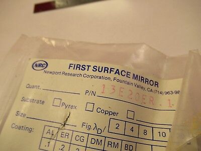 OPTICAL NEWPORT FIRST SURFACE MIRROR OPTICS AS PICTURED &84-B-48