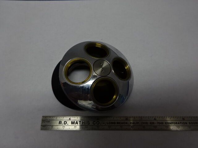 WILD HEERBRUGG SWISS NOSEPIECE MICROSCOPE PART AS IS &84-70