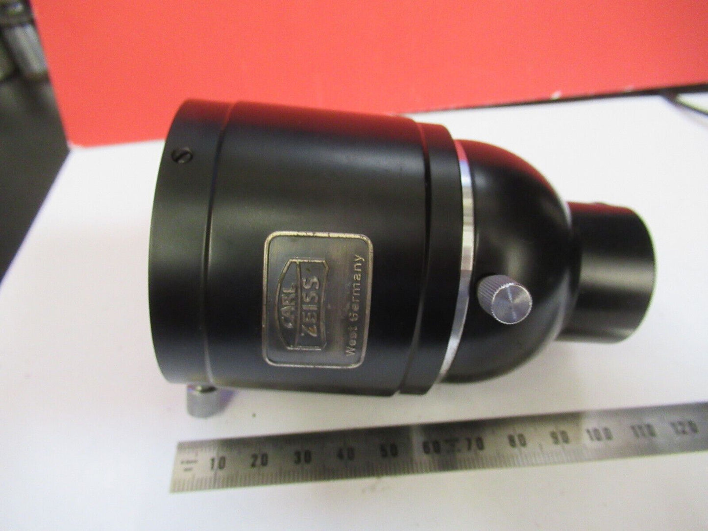 CARL ZEISS GERMANY INTERMEDIATE PHOTO ADAPTE MICROSCOPE PART AS PICTURED R3-C-36