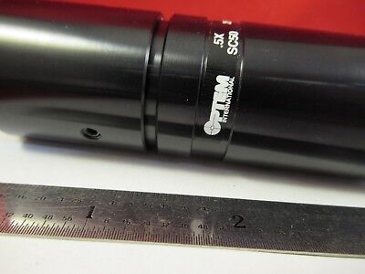 OPTEM 25-70-49 VIDEO INSPECTION 0.5X ATTACHMENT MICROSCOPE PART OPTICS &33-B-16