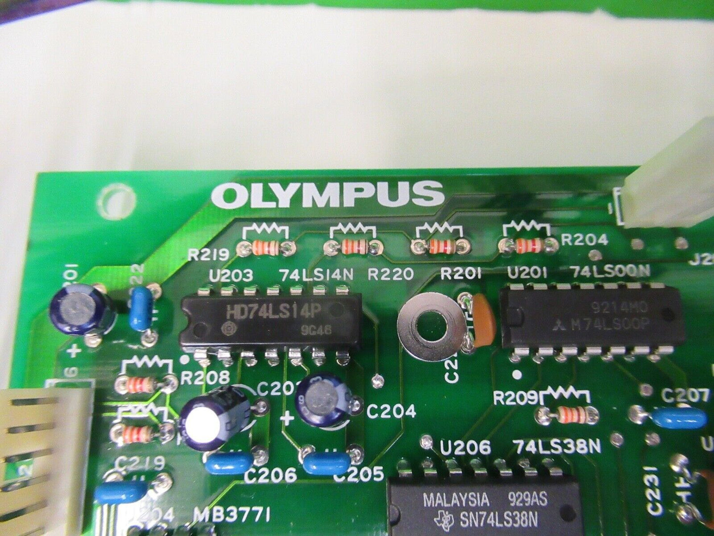 OLYMPUS JAPAN POWER SUPPLY BOARD MICROSCOPE PART AS PICTURED &15-A-35