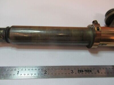 FOR PARTS ANTIQUE BRASS COLLIMATOR MICROSCOPE FILAR OPTICS AS PICTURED &7B-B-02