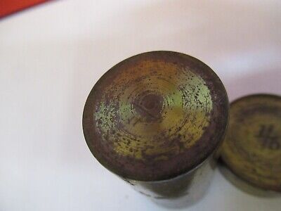 ANTIQUE BRASS HENRY CROUCH LONDON EMPTY OBJECTIVE CANISTER AS PICTURED &Q1-A-09