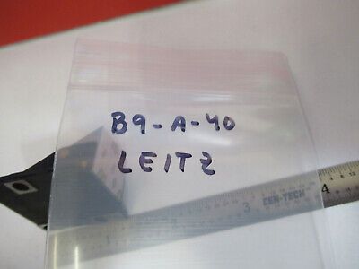 LEITZ GERMANY GLASS PRISM HEAD MICROSCOPE PART OPTICS AS PICTURED #B9-A-40