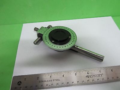 OPTICAL KARL LAMBRECHT VERNIER  POLARIZER ROTABLE AS IS OPTICS BIN#65-07