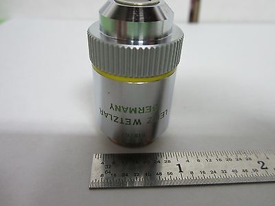 MICROSCOPE PART OBJECTIVE LEITZ PHACO 1 EF 10X GERMANY OPTICS AS IS BIN#M3-94