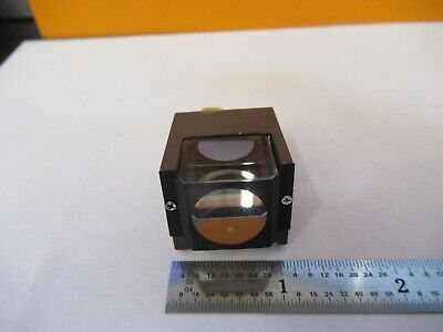 OLYMPUS JAPAN HEAD OPTICS GLASS PRISM MICROSCOPE PART AS PICTURED &A3-C-07