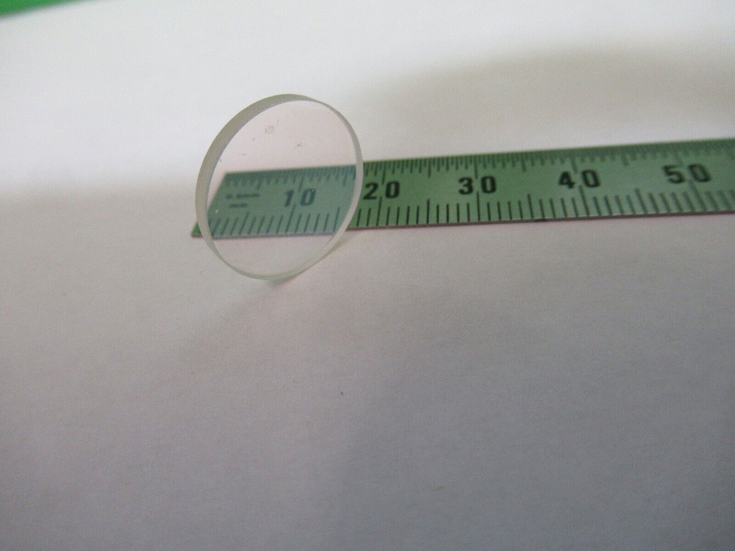 OPTICAL FLAT BK7 GLASS COATED LENS OPTICS AS PICTURED Z5-C-35