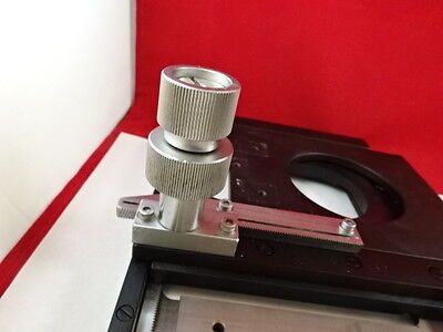 MICROSCOPE STAGE SPECIMEN TABLE LEITZ WETZLAR GERMANY PART &IL-74-05