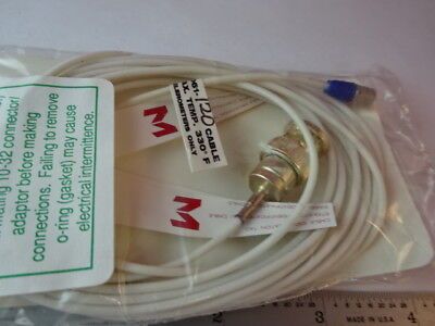 CABLE for MEGGITT ENDEVCO 3061 4ft ACCELEROMETER VIBRATION SENSOR AS IS 83-A-18