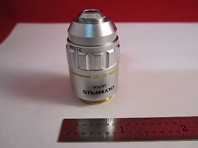 MICROSCOPE OBJECTIVE OLYMPUS JAPAN MDPLAN 10X  INFINITY OPTICS BIN#11-DT-R