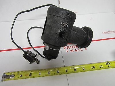 MICROSCOPE PART VINTAGE LEITZ WETZLAR GERMANY LAMP HOUSING OPTICS BIN#60