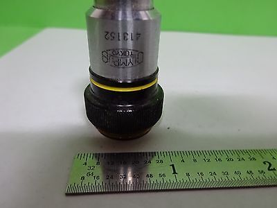 MICROSCOPE PART OBJECTIVE PLAN 20X OLYMPUS JAPAN OPTICS AS IS BIN#K1-M-16