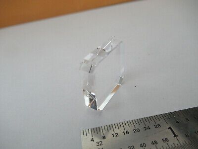 OPTICAL MIL SPEC fused silica PRISM square LASER OPTICS AS PICTURED &F5-A-18