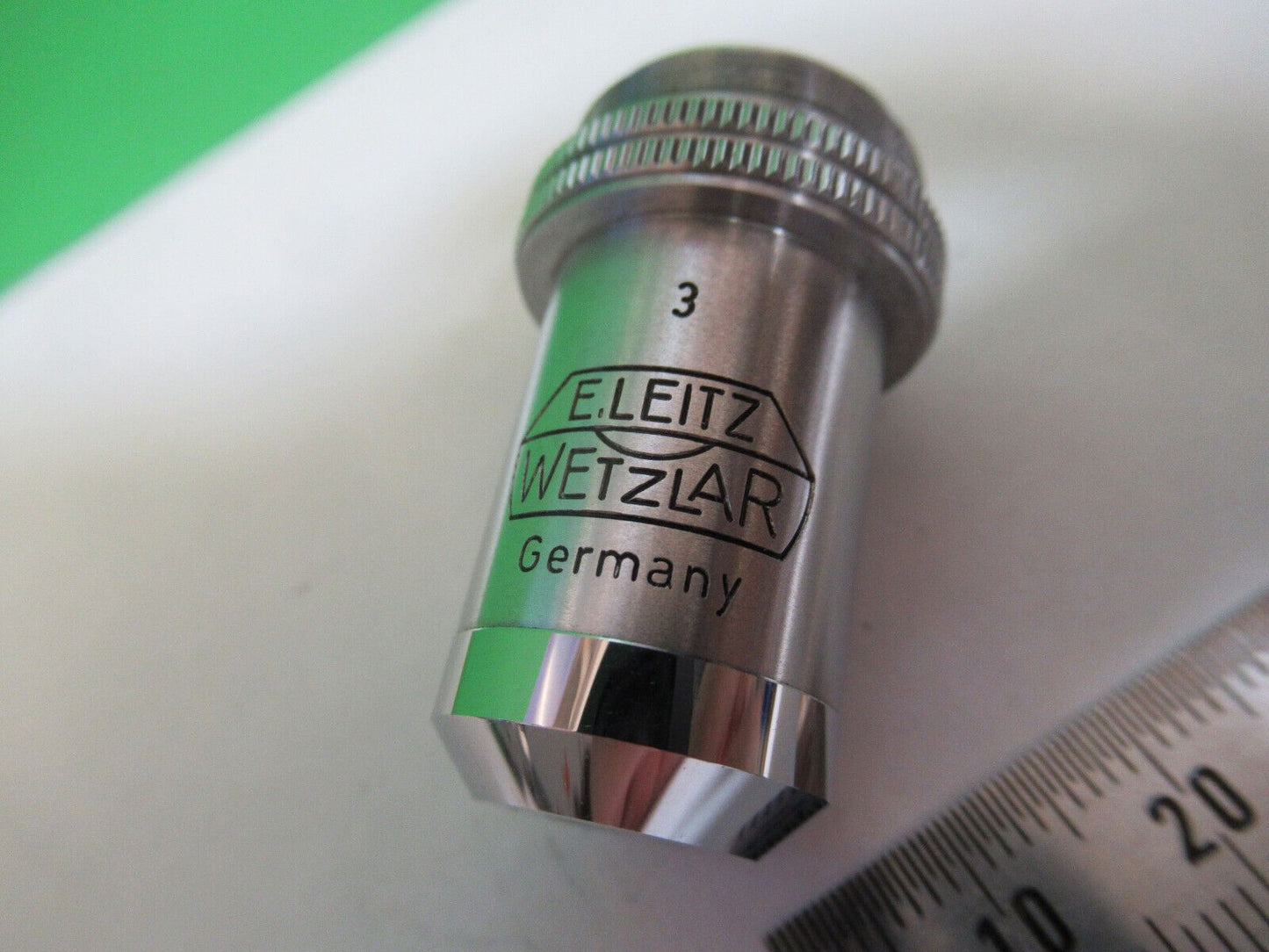 ERNST LEITZ WETZLAR OBJECTIVE 10X /170 MICROSCOPE PART AS PICTURED P2-B-11