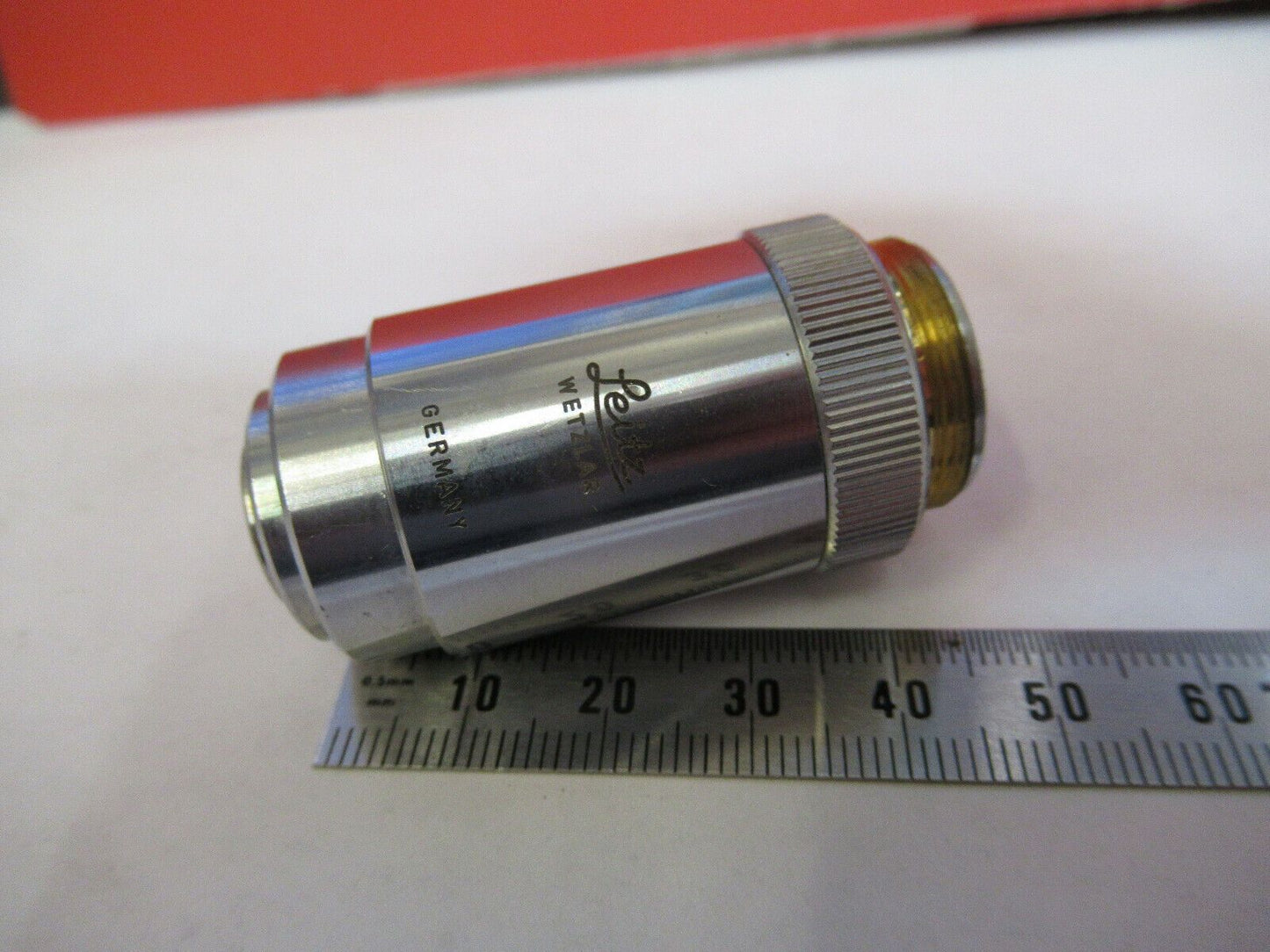 LEITZ WETZLAR OBJECTIVE 20X NPL INFINITY  MICROSCOPE PART as pictured B3-B-71